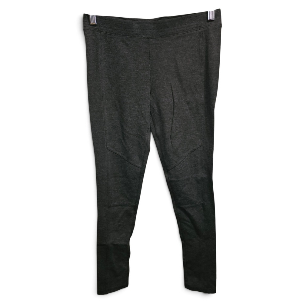 Mudd Leggings Womens Small Charcoal Grey Good Moto Seam Heathered AF0S0031